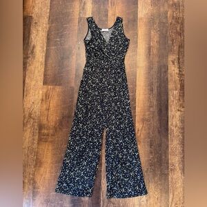 Gilli Navy Floral Jumpsuit